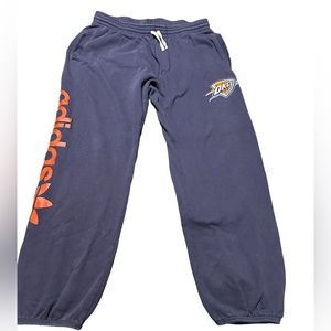 Mens XL Adidas Oklahoma City OKC Thunder joggers
